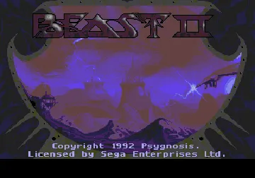 Shadow of the Beast II (USA, Europe) screen shot title